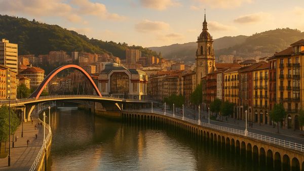 Instalación de placas solares en una cubierta de Bilbao