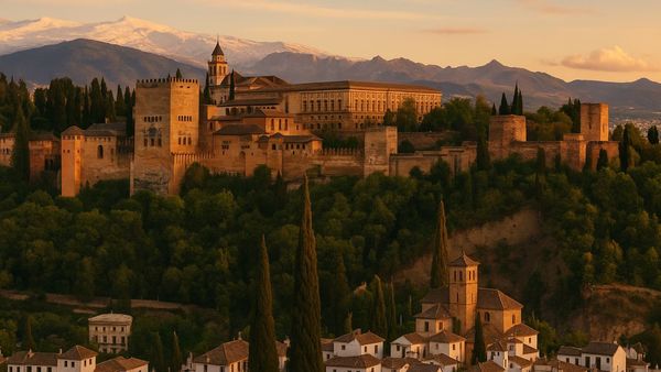 Instalación de placas solares en una cubierta de Granada