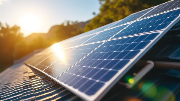 Instalación de placas solares en una cubierta de Pamplona